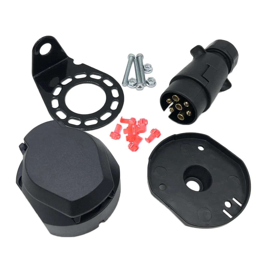 12N 7-Way Trailer Power Outlet Adapter Converter For Truck Caravan Hitch