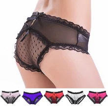 Трусики для женщин, сексуальные кружевные гофрированные озорные дерзкие стринги, прозрачные сетчатые стринги, Экзотическая одежда, сексуальное нижнее белье, трусы