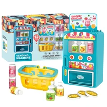 

Children Play House Toy Vending Machine Drinks Beverage Automatic Vending Machine Toy Pretend Toy Beverage Cute Funny Toys Gift