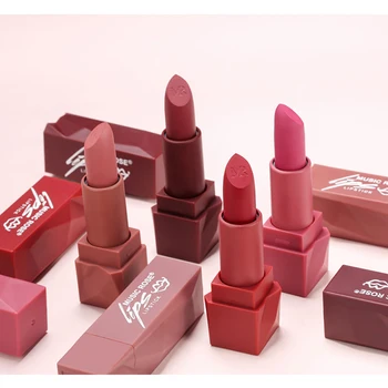 

Square Tube Lipstick Waterproof Non-stick Cup Long existing Colorfast Matte Lipstick