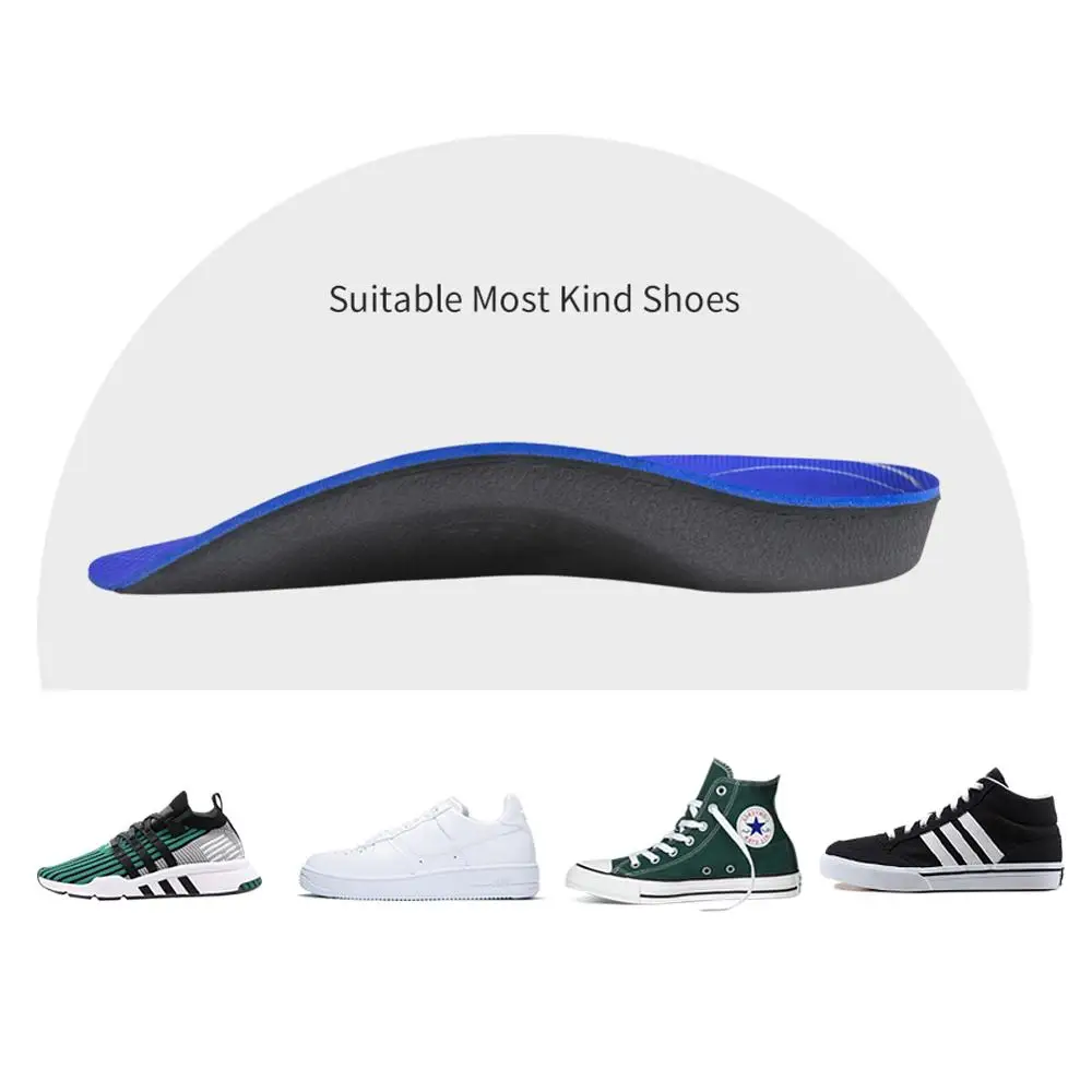 Bangnisole 3/4 Arch Support Orthotic Plantar Fasciitis Insoles Men Woman Inserts Orthopedic Shoes Insoles  Flat Feet Heel Pain