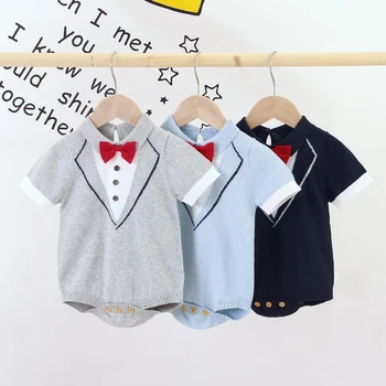 

New Arrival Infant Baby Gentlemen Style Romper