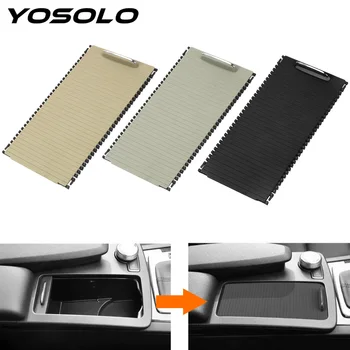 

YOSOLO Car Console Cover Cup Holder Plate Centre Console Roller Blind Cover Car-Styling for Mercedes Benz C E Class W204 W212
