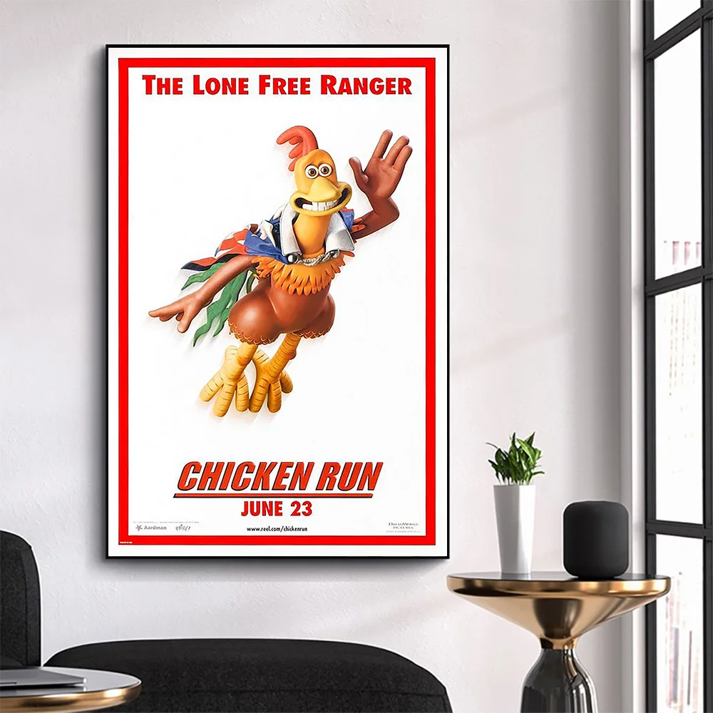 Chicken Run Poster Paint