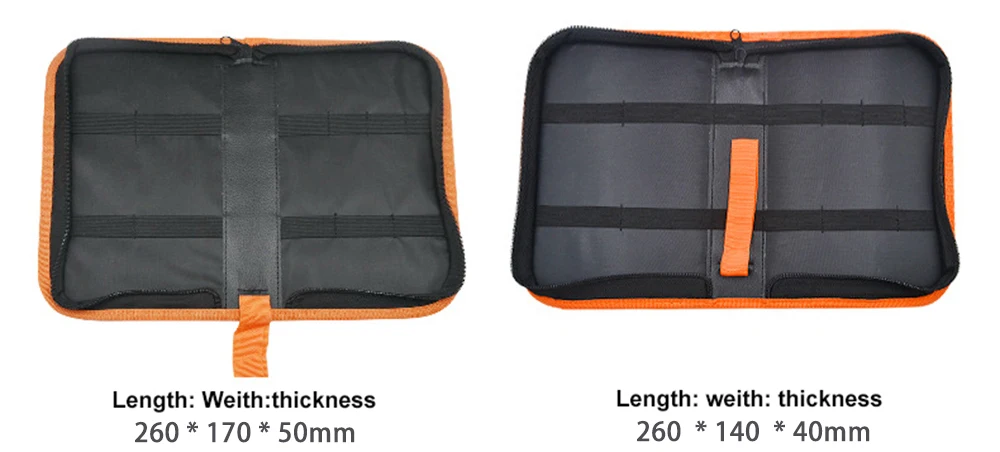Высококачественная сумка для инструментов многофункциональная оранжевая-Черная сумка из ткани Оксфорд Прочный мягкий вместительный чехол для паяльника