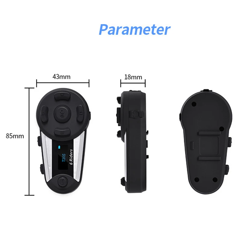 AMS-V6 Plus 6 Rider мотоциклетный Bluetooth шлем гарнитура 1200 м FM светодиодный полнодуплексный беспроводной домофон