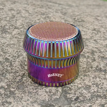 

HONEYPUFF Large 45MM 4 Piece Metal Grinder Herb Mushroom Style Aircraft Aluminum Tobacco Grinder smoking accessories