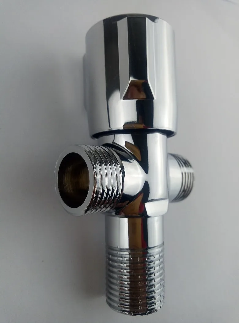 В два угла Универсальный Closestool впускной клапан t-разъем распределитель воды два водозапорный кран Dua