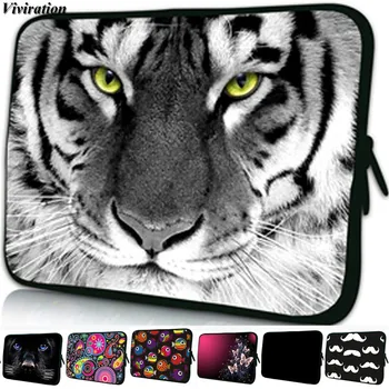 

Universal Vogue 9.7/ 10.1/ 10 Inch Tablet Neoprene Sleeve Bag For iPad 10.2 2019 A2197 A2198 A2200 Tiger Prints Boys Zipper Case