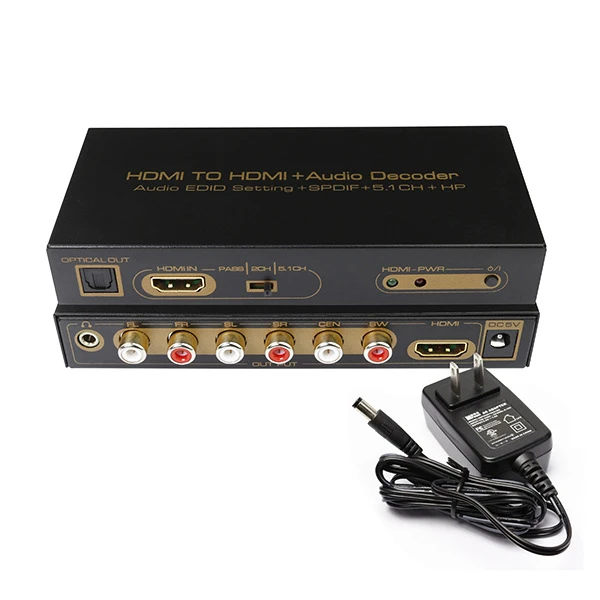 Hdmi To Hdmi Audio Decoder Spdif Optical Rca Audio Edid Setting Spdif 5 1ch Hp 3d Converter Dvd Hd Player Pc Cn016m1 Spdif Optical 3d Converterhdmi To Hdmi Aliexpress
