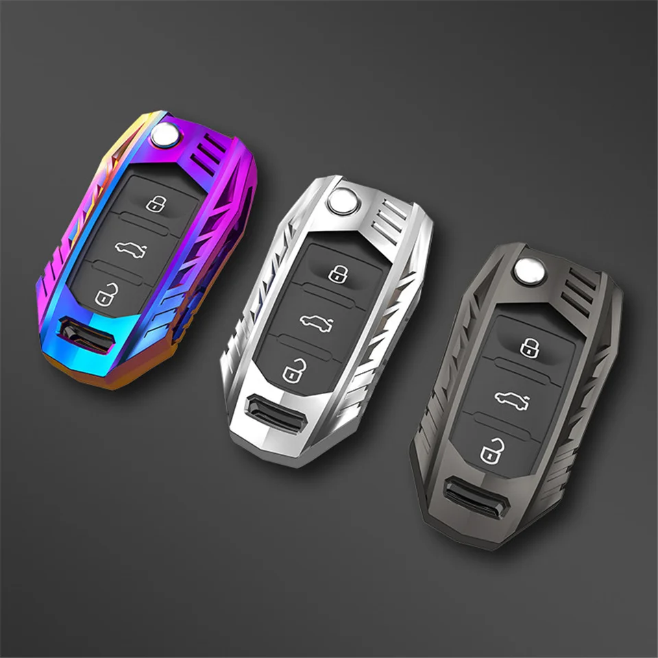 Custodia per chiave auto per Volkswagen VW Polo Tiguan Passat B5 B6 B7 Golf EOS 4 5 6 Scirocco Jetta MK4 MK6 Octavia accessori per sedili - H66f0e82960c749eaade974948f36dd4eC