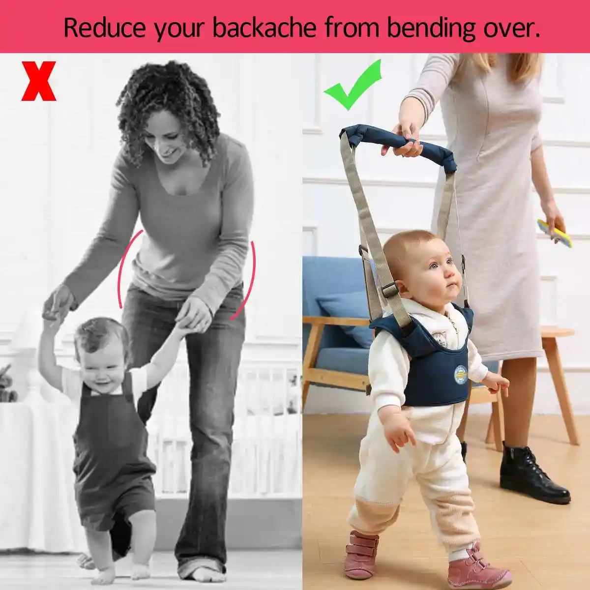 Harnais De Trotteur Pour Bebe Harnais Auxiliaire Pour Bebe Laisse Pour Enfants Apprentissage Des Enfants Ceinture De Bebe Harnais De Securite Assistant Renes Surs Aliexpress
