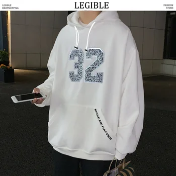 

LEGIBLE Men's Reflective Digital Autumn Hoodies Men 2020 Fashion Hip Hop Hooded Sweatshirt Male Thicken Warm Clothes Hoodie