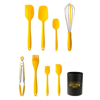

8Pcs Silicone Cooking Utensil Set Cookware Utensil Heat Resistant Kitchen Nonstick Spoon Soup Spatula Tong Cookware BakingGadget
