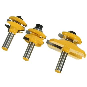 

3Pcs/Set 1/2inch Shank Rail & Stile Ogee Blade Cutter Panel Cabinet Router Bits Solid Hardened Steel
