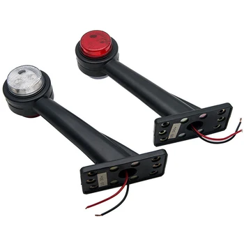 

Exterior Side marker lights Sealed Waterproof Accessories Replacement 1 pair Trailer Truck Signal LED 0.12A Durable