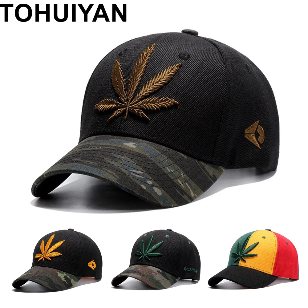

TOHUIYAN New Embroidery Baseball Cap For Men 2019 Gorras Snapback Hat Women Casual Cap Unisex Camouflage Casquette Hip Hop Caps