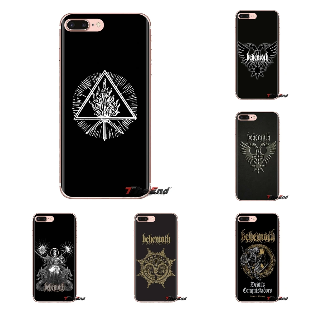 For iPhone XS Max XR X 4 4S 5 5S 5C SE 6 6S 7 8 Plus Samsung Galaxy J1 J3 J5 J7 A3 A5 TPU Cases Covers BEHEMOTH DEATH METAL BAND |