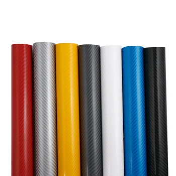 

3M Car Carbon Fiber Vinyl Wrapping Film DIY Car Styling 4D Thicken Auto Stickers Waterproof With Air free bubbles 100mmX1520mm