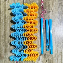 12PCS/Pack DIY Magic Hair Curler Portable Hairstyle Roller Sticks Durable Beauty Makeup Curling Hair Styling Tools