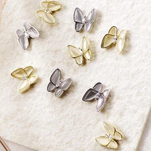 

3D Fly Moving Butterfly Nail Art Rhinestones Crystal Studs Charming Gem DIY Diamond Nails Jewelry Decoration for Acrylic Nails
