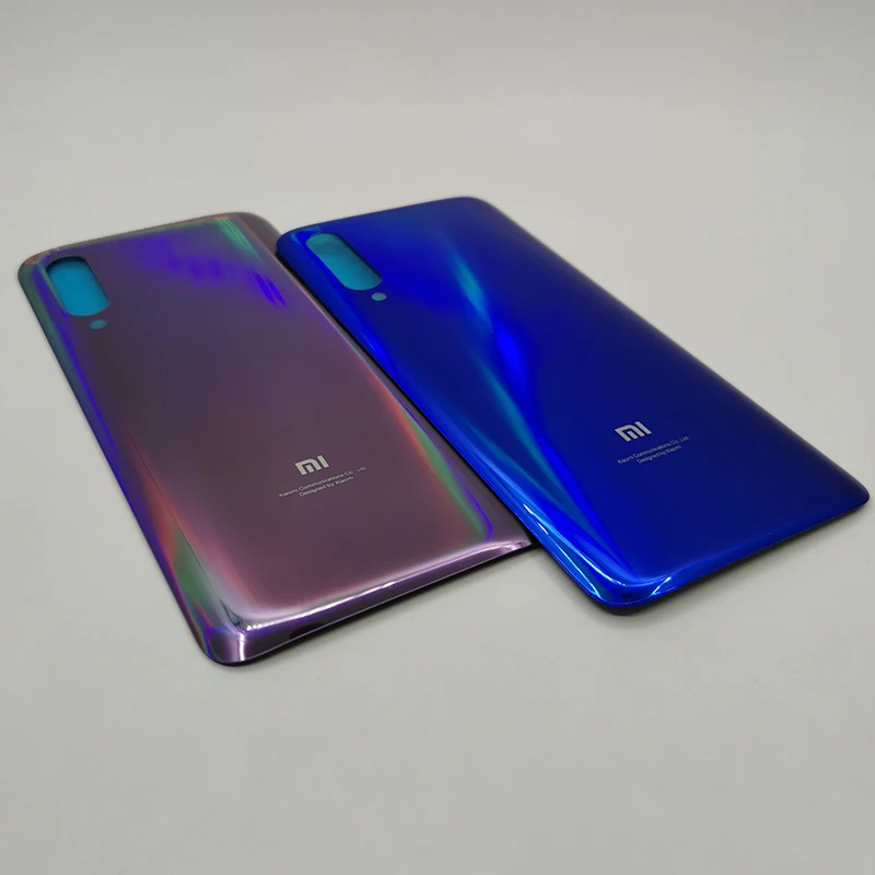 Xiaomi mi 9 mi 9 чехол для задней крышки батареи Чехол для задней стеклянной двери чехол для замены для Xiaomi mi 9 mi 9 чехол для телефона+ наклейка