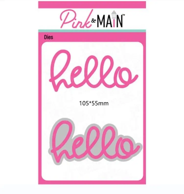 Hello Metal Cutting Dies Card Scrapbooking Stencil Cut Die For Diy Card