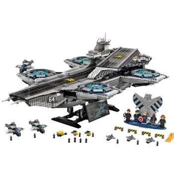 

3057Pcs Lepins Marvel Avengers The Shield Helicarrier Spiderman Iron man Bricks Figures Building Blocks Toys For Children 76042