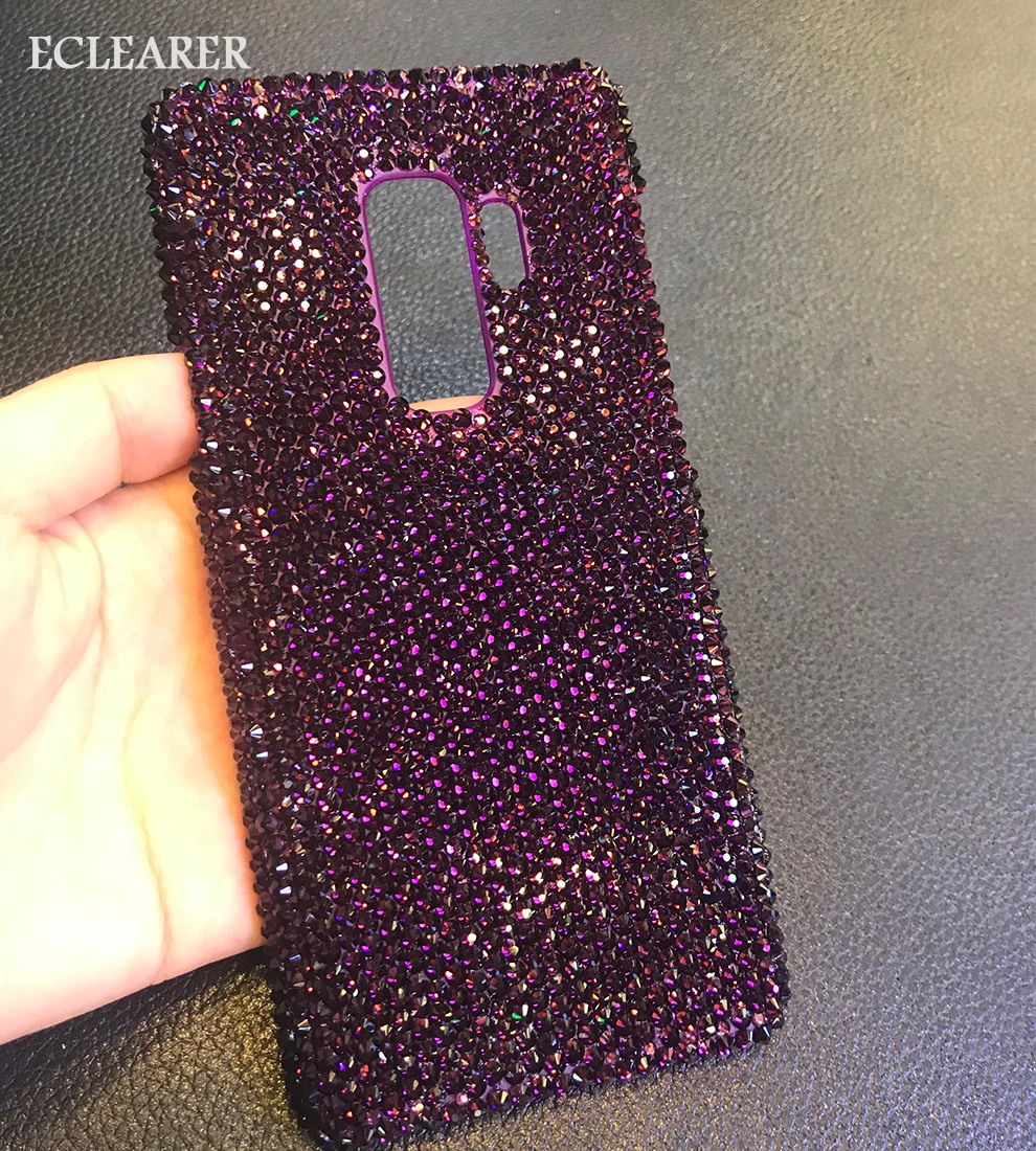 Чехол на заказ для Apple iPhone 11 Pro Max XS samsung Galaxy Note 10 S10 Plus, Роскошные блестящие стразы чехол