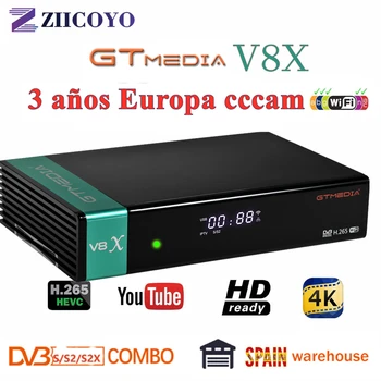 

Receptor Satellite Receiver Gtmedia V8X HD 1080P Europe Cline for 3 Years Spain Built in Wifi upgrade of Gtmedia V8 nova