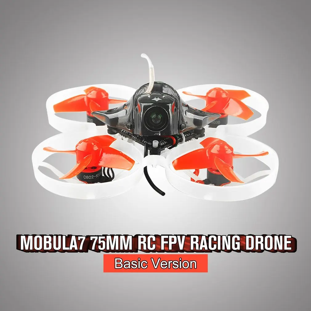 Happymodel Mobula7 75 мм Мини Crazybee F3 Pro OSD 2S Whoop RC FPV гоночный Дрон Квадрокоптер с обновлением BB2 ESC 700TVL BNF