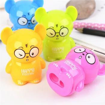 

1pc Pencil Sharpener Modeling Cute Eyes Mouse Pencil Sharpener Creativity Primary School Students Cartoon PencilSharpener