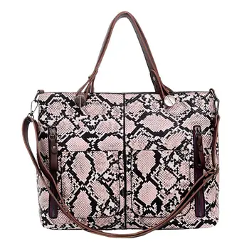 

Vintage Serpentine Women Shoulder Bag Female Casual Totes for Daily Shopping All-Purpose High Quality PU Leather Luxury Handbag