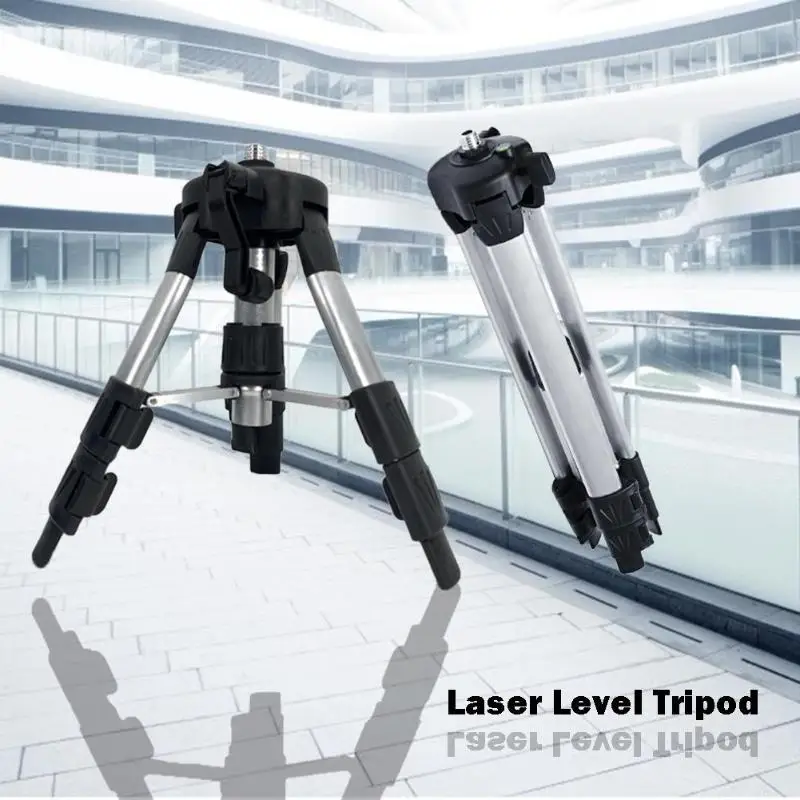 5/8 in Laser Level Tripod Adjustable Height Thicken Aluminum Bracket Stand Two-wire measurement mode Optical instrument tool