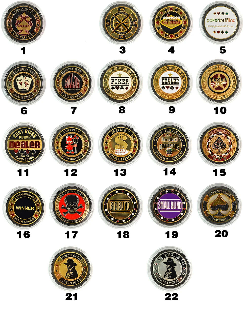 Poker Card Guard Protector Metal Token Coin с пластиковым покрытием Texas Chip Set Hot Quality LAS VEGAS Button