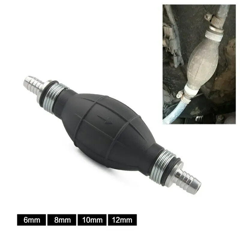 1x Car Fuel Pump Durable Metal In/outboard Boat Engine Fuel Line Hose