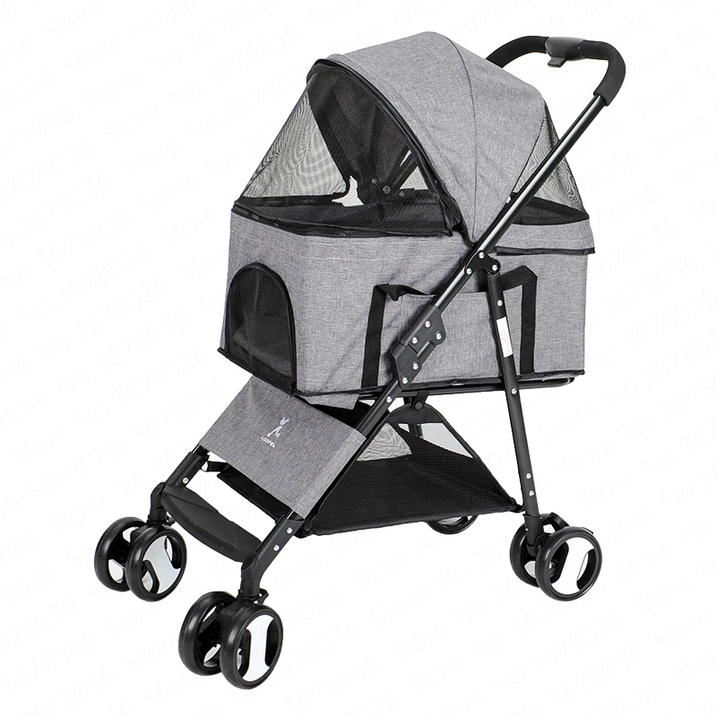 Lightweight Pet Stroller Teddy Puppy Out Trolleys Small Cat Foldable Shockproof Stroller Dog Supplies Top Selling Product Lightweight Pet Stroller Teddy Puppy Out Trolleys Small Cat Foldable Shockproof Stroller Dog Supplies Top Selling Product