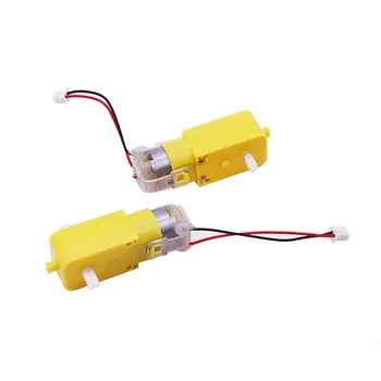 

DC Geared Motor DC3-6V Motor Strong Magnetic Anti-Interference Carbon Brush 1:48 For Robot Smart Car
