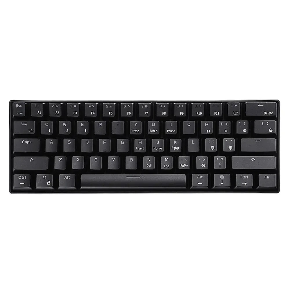 Проводная Механическая игровая клавиатура RK61 с bluetooth и двойным режимом 60% RGB