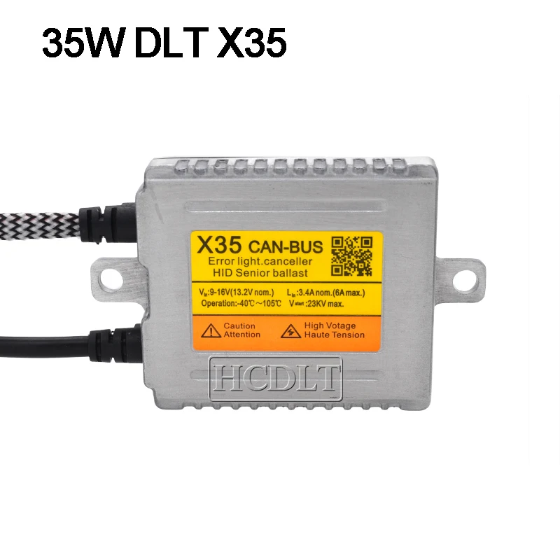 HCDLT 35W H7 H1 H8 H11 D2H Xenon Canbus HID Coversion Kit No Error DLT X35 Fast Start Ballast Reactor HeartRay Xenon HID Bulb (2)