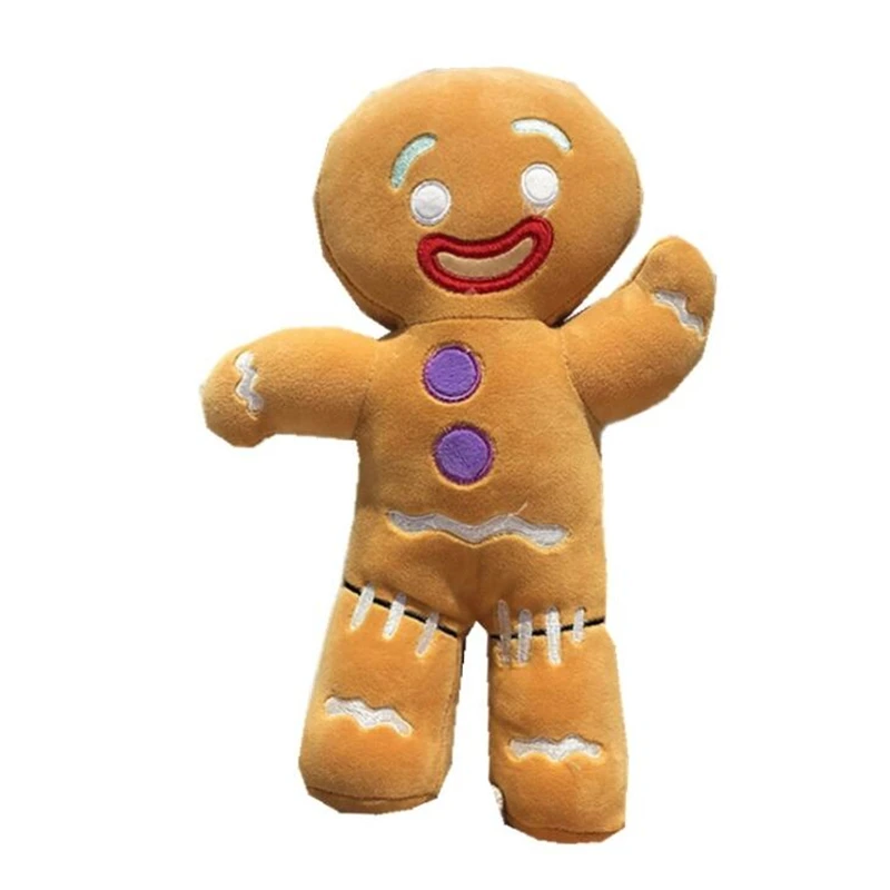 Online store find your best offer here Cartoon Shrek Adventure Gingerbread Man Gingy Plush