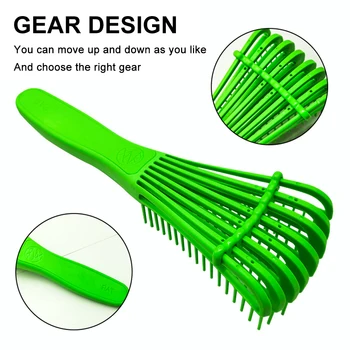 

Essential Octopus Ribs Combs Curly Hair Comb Plastic Breathable Fluffy Massage Pro Salon Hair Care Styling Tool