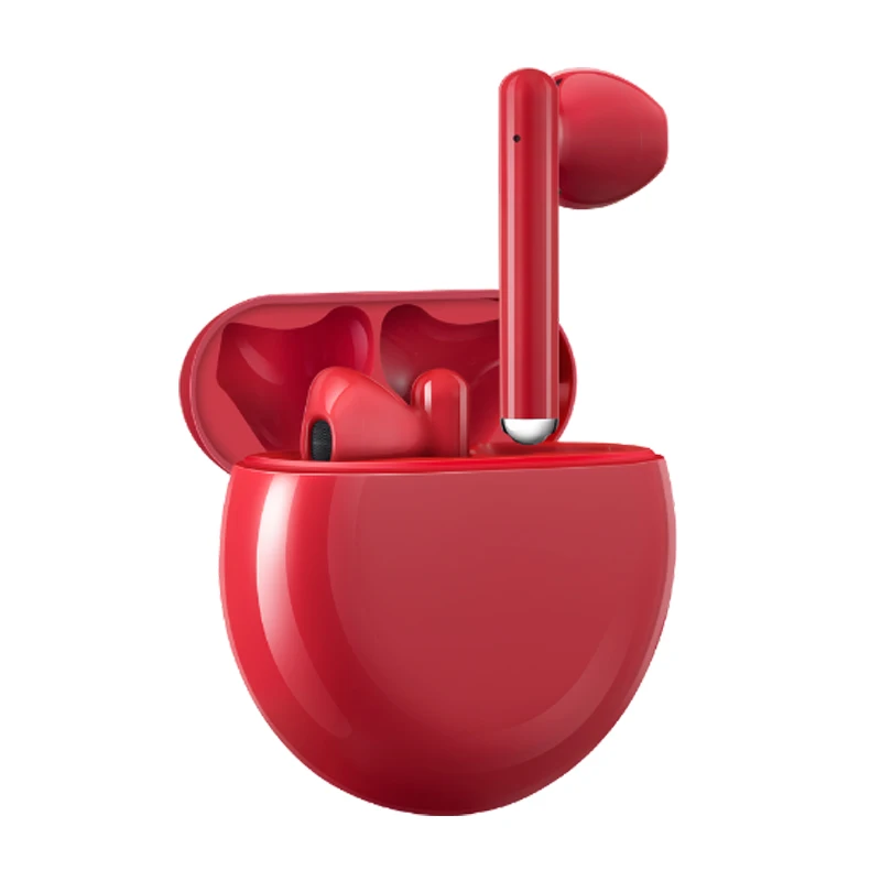 Red Версия HUAWEI FreeBuds 3 Bluetooth беспроводные наушники kirin A1 Tap управление быстрая Беспроводная зарядка - Цвет: Red