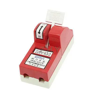 

AC 220V 63A Single Pole 1P Circuit Control Knife Disconnect Switch Red