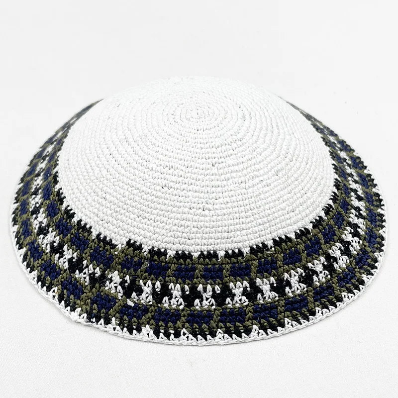 skully hat men's Handmade Knitted Kippah for Men Boys and Kids Yamaka Hat Kippot designer skully hat