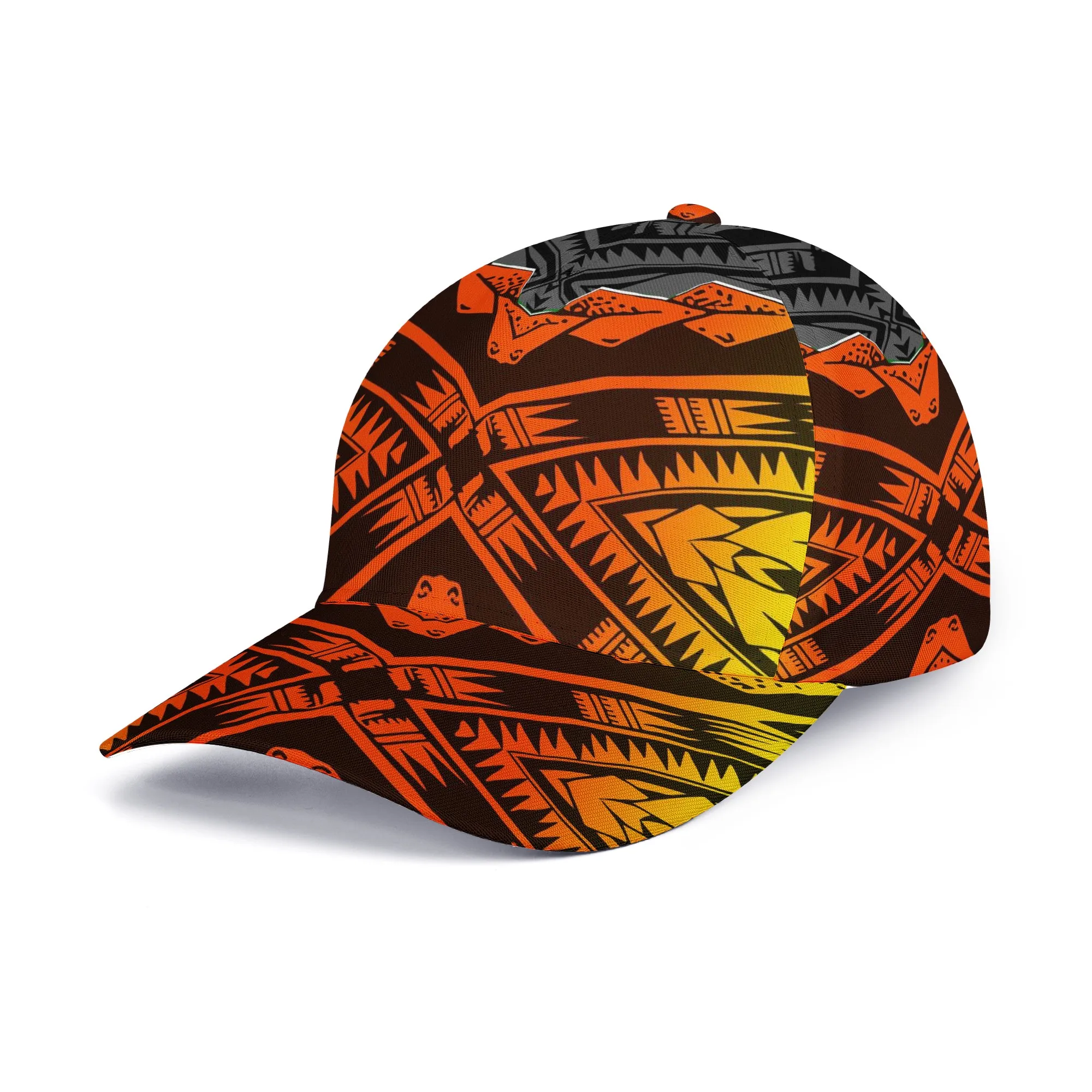 

Dropshipping Unisex Baseball Cap Hat Hip Hop Cap Custom Hawaiian Tribal Outdoor Sport Running Hat Quick-drying Summer Visor Cap
