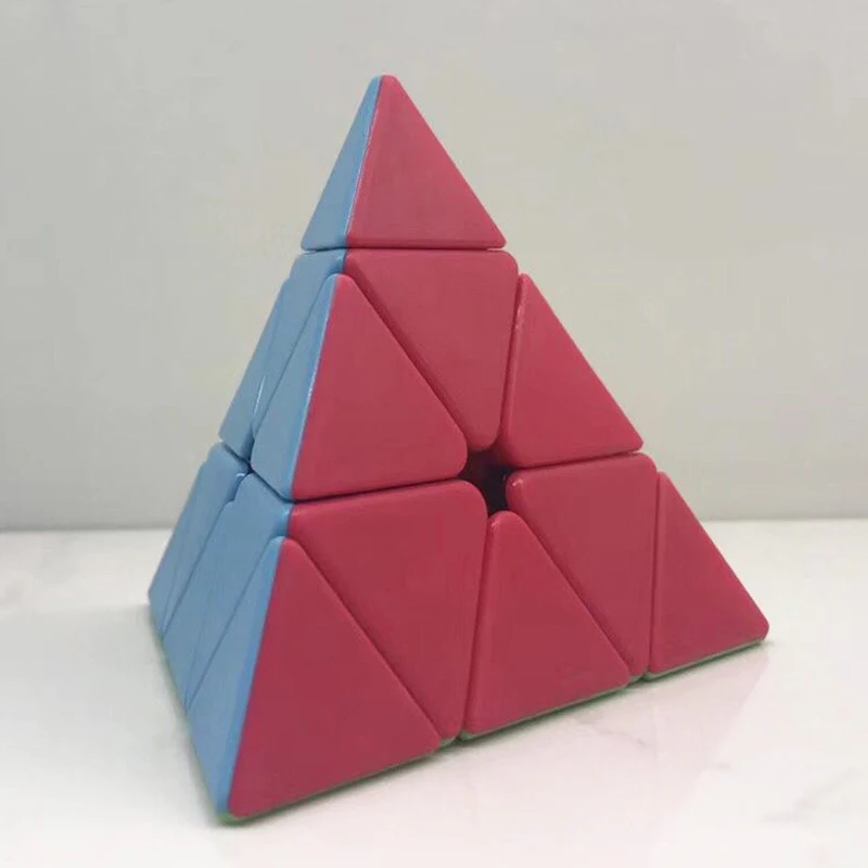 3x3x3 Пирамида волшебный куб Пирамида Cubo Magico профессиональная Головоломка обучающие игрушки для детей
