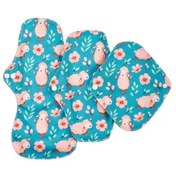 Tampons menstruels réutilisables en charbon de bambou, joints quotidiens, serviettes hygiéniques, imperméables, lavables, doublure de culotte, tampons en tissu de maternité pour maman 