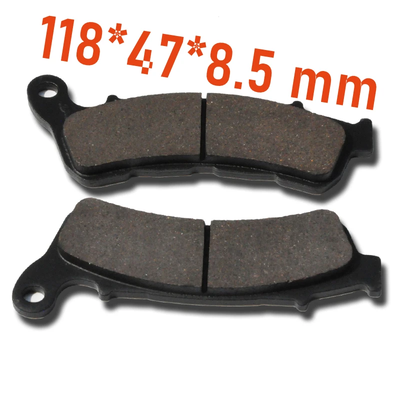 Тормозная колодка для мотоцикла Honda FES125S Wing SH125 FES150 CBR250R NSS250 Forza NSS300 GT400 FJS400 Silver CBF500