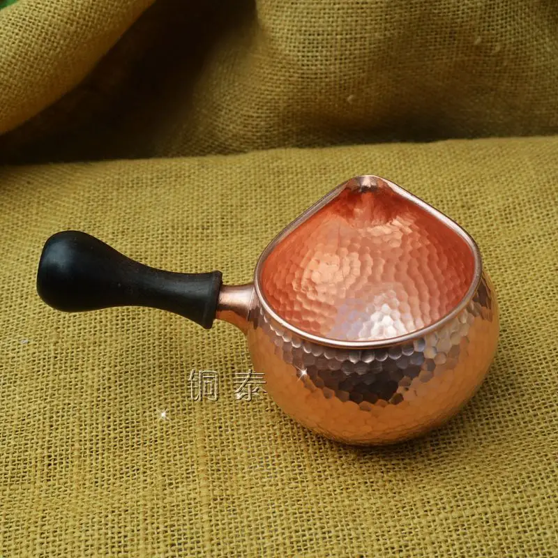

Кружка из чистой меди с ручкой, кружка, молочный чай, оригинальный контейнер ручной работы в стиле ретро